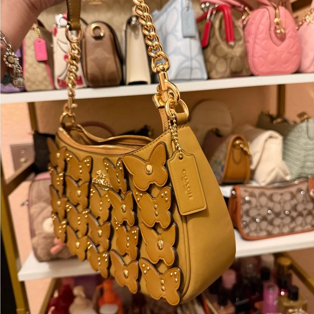 Coach butterfly appliqué Teri shoulder bag - Picture 2 of 4